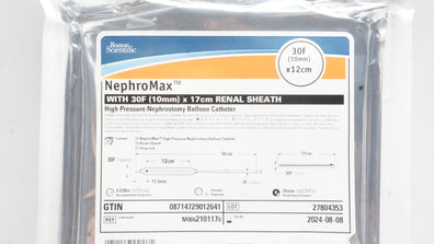 Boston Scientific M0062101170 NephroMax Nephrostomy Balloon Cath. 30F x 12cm